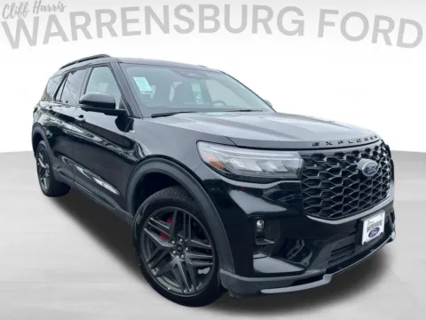 Black 2025 Ford Explorer ST-Line for sale in Warrensburg, MO
