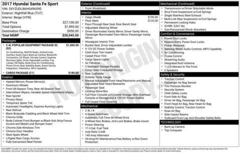 Another view of 2017 Hyundai Santa Fe Sport 2.4 Base for sale in Warrensburg, MO at Warrensburg Ford