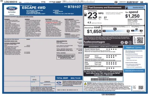 Another view of 2019 Ford Escape Titanium for sale in Warrensburg, MO at Warrensburg Ford