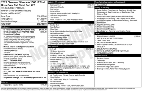 Another view of 2023 Chevrolet Silverado 1500 LT Trail Boss for sale in Warrensburg, MO at Warrensburg Ford