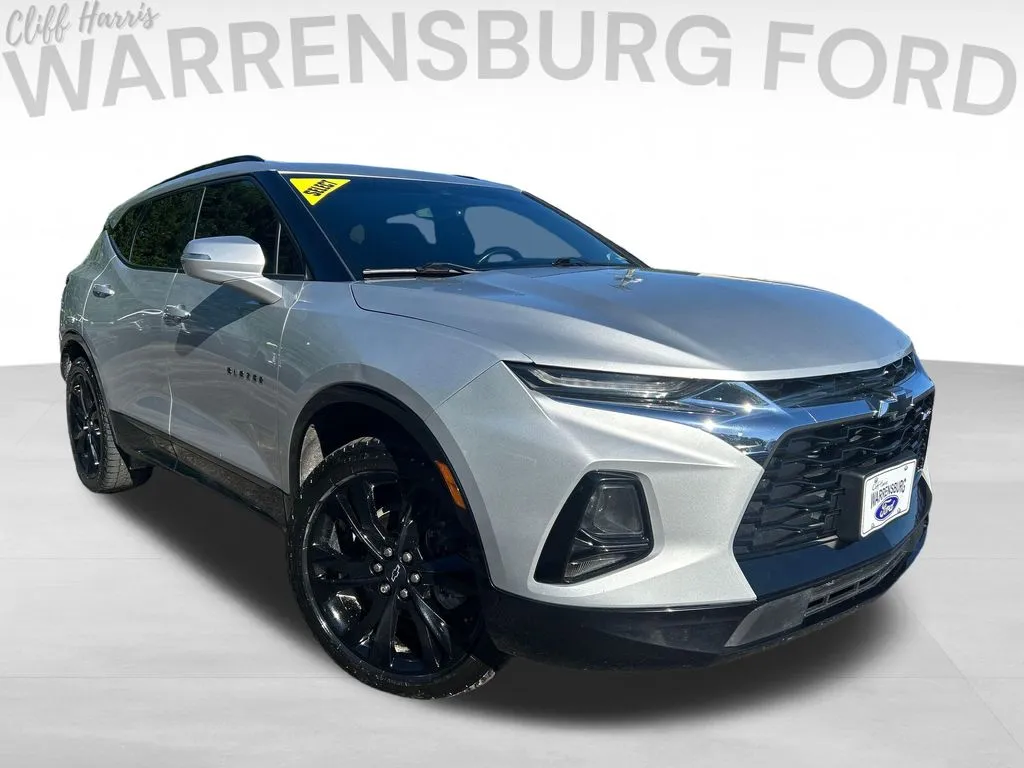 Silver 2021 Chevrolet Blazer RS for sale in Warrensburg, MO