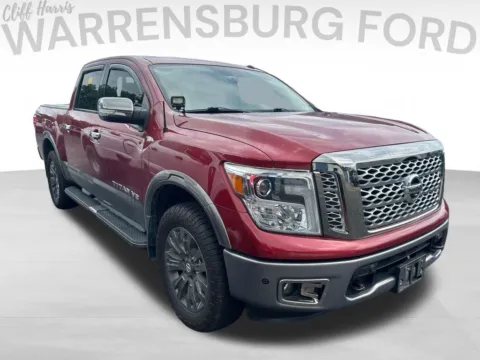 Red 2019 Nissan Titan Platinum Reserve for sale in Warrensburg, MO