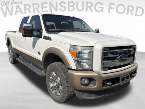 White 2014 Ford F-350SD King Ranch for sale in Warrensburg, MO