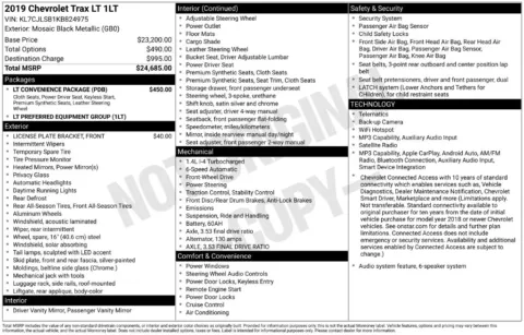 Another view of 2019 Chevrolet Trax LT for sale in Warrensburg, MO at Warrensburg Ford