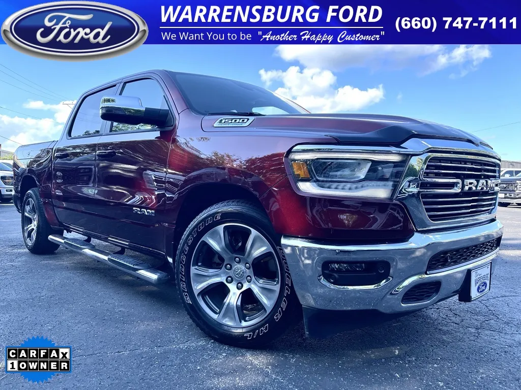 Red 2023 Ram 1500 Laramie for sale in Warrensburg, MO