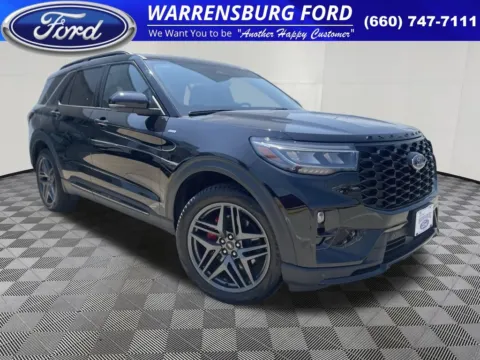 Black 2025 Ford Explorer ST-Line for sale in Warrensburg, MO