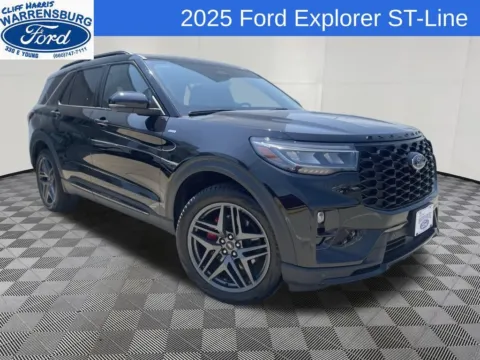Black 2025 Ford Explorer ST-Line for sale in Warrensburg, MO