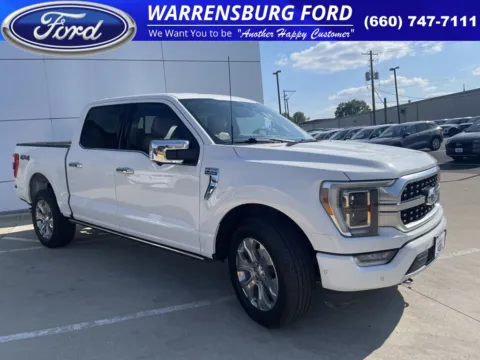 White 2022 Ford F-150 Platinum for sale in Warrensburg, MO