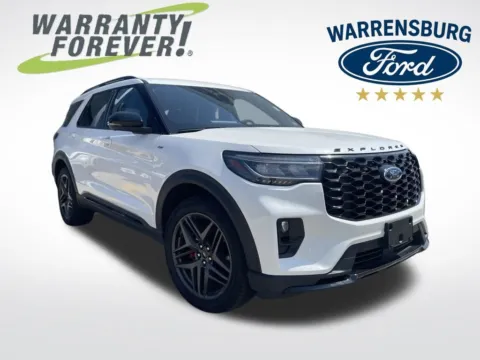 White 2025 Ford Explorer ST-Line for sale in Warrensburg, MO