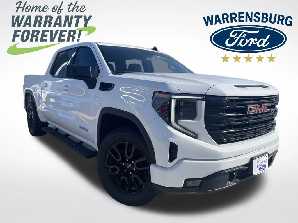 White 2024 GMC Sierra 1500 Elevation for sale in Warrensburg, MO