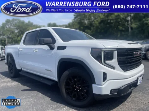 White 2024 GMC Sierra 1500 Elevation for sale in Warrensburg, MO