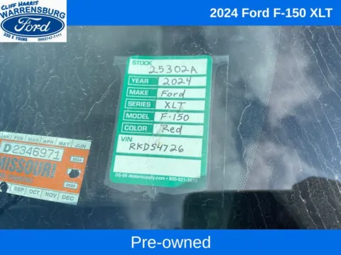 Photos of 2024 Ford F-150 XLT for sale in Warrensburg, MO at Warrensburg Ford