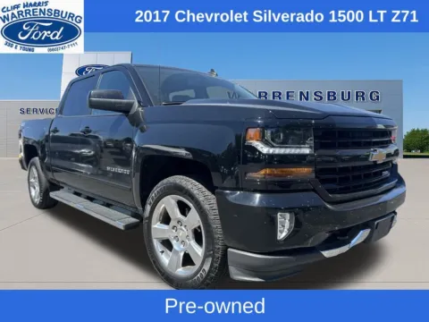 Black 2017 Chevrolet Silverado 1500 LT for sale in Warrensburg, MO