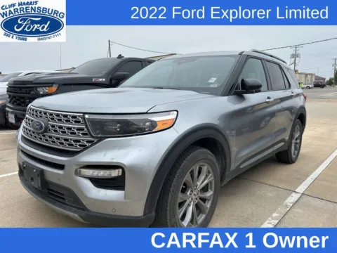 Silver 2022 Ford Explorer Limited for sale in Warrensburg, MO