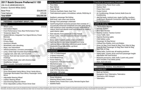 More photos of 2017 Buick Encore Preferred II at Warrensburg Ford, MO