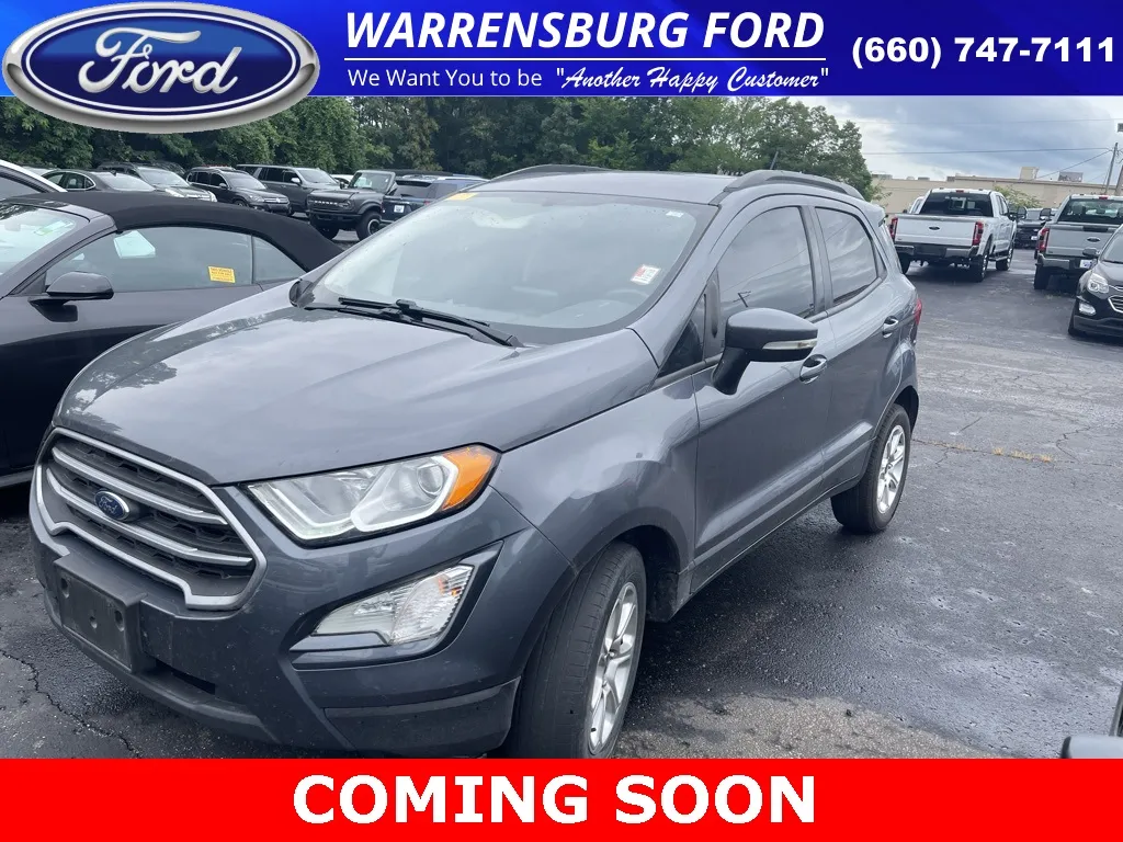 Gray 2020 Ford EcoSport SE for sale in Warrensburg, MO