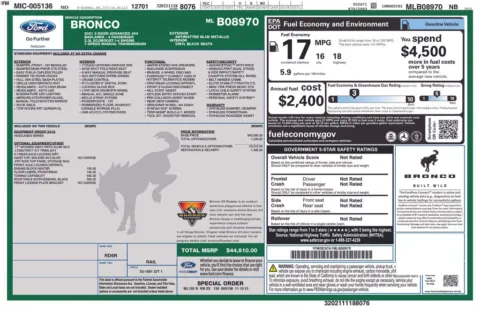 More photos of 2021 Ford Bronco Badlands at Warrensburg Ford, MO