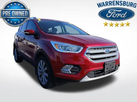 Red 2017 Ford Escape Titanium for sale in Warrensburg, MO