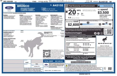 Another view of 2025 Ford Bronco Outer Banks for sale in Warrensburg, MO at Warrensburg Ford
