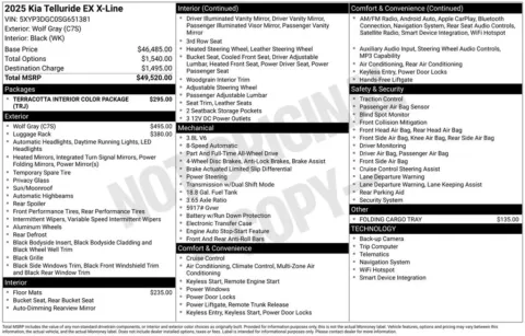 Another view of 2025 Kia Telluride EX X-Line for sale in Warrensburg, MO at Warrensburg Ford