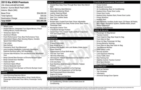 Photos of 2015 Kia K900 Premium for sale in Warrensburg, MO at Warrensburg Ford