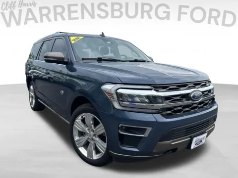 Blue 2022 Ford Expedition King Ranch for sale in Warrensburg, MO