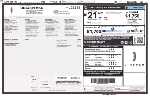 Another view of 2018 Lincoln MKC Premiere for sale in Warrensburg, MO at Warrensburg Ford