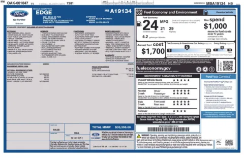 Another view of 2021 Ford Edge SE for sale in Warrensburg, MO at Warrensburg Ford