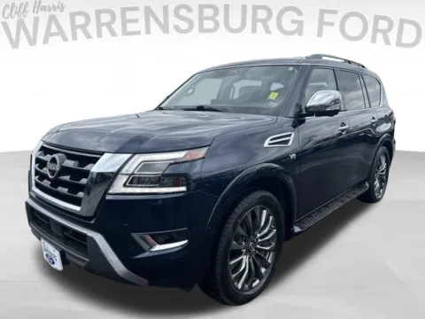 Another view of 2022 Nissan Armada Platinum for sale in Warrensburg, MO at Warrensburg Ford