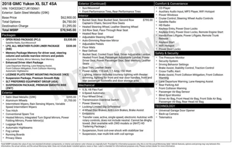 Another view of 2018 GMC Yukon XL SLT for sale in Warrensburg, MO at Warrensburg Ford