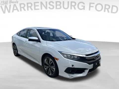 White 2017 Honda Civic EX-L for sale in Warrensburg, MO