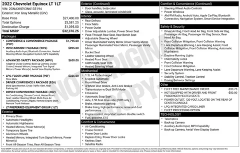 Another view of 2022 Chevrolet Equinox LT for sale in Warrensburg, MO at Warrensburg Ford