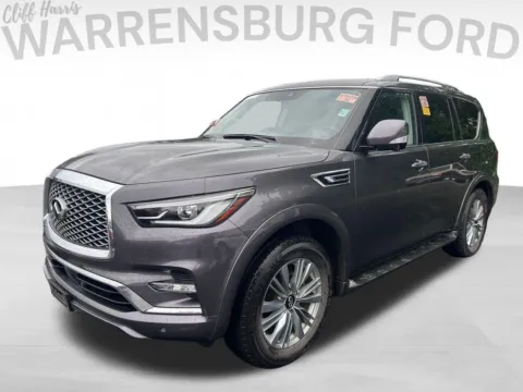 Photos of 2024 INFINITI QX80 LUXE for sale in Warrensburg, MO at Warrensburg Ford