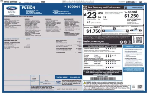 Another view of 2020 Ford Fusion SE for sale in Warrensburg, MO at Warrensburg Ford