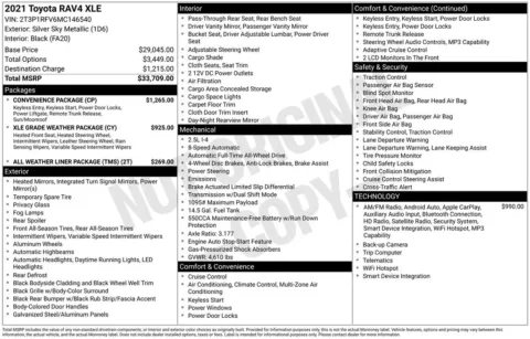 Another view of 2021 Toyota RAV4 XLE for sale in Warrensburg, MO at Warrensburg Ford
