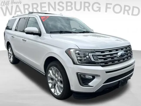 White 2019 Ford Expedition Max Limited for sale in Warrensburg, MO