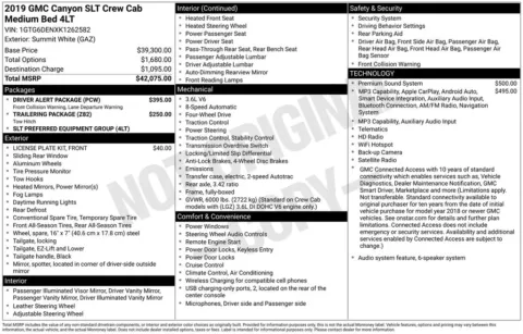 Another view of 2019 GMC Canyon SLT for sale in Warrensburg, MO at Warrensburg Ford