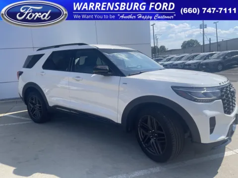 White 2025 Ford Explorer ST-Line for sale in Warrensburg, MO