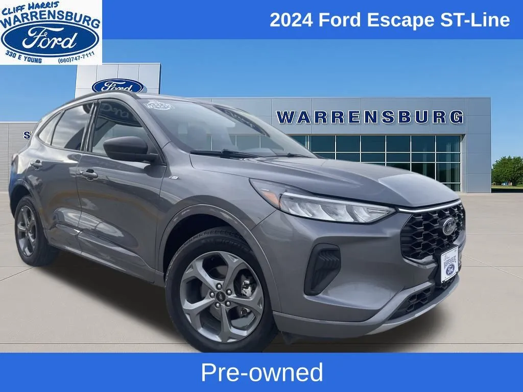 Gray 2024 Ford Escape ST-Line for sale in Warrensburg, MO