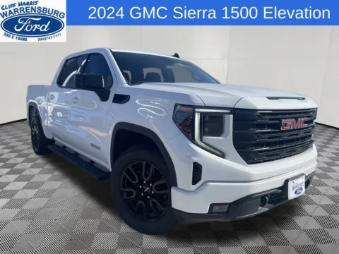 White 2024 GMC Sierra 1500 Elevation for sale in Warrensburg, MO