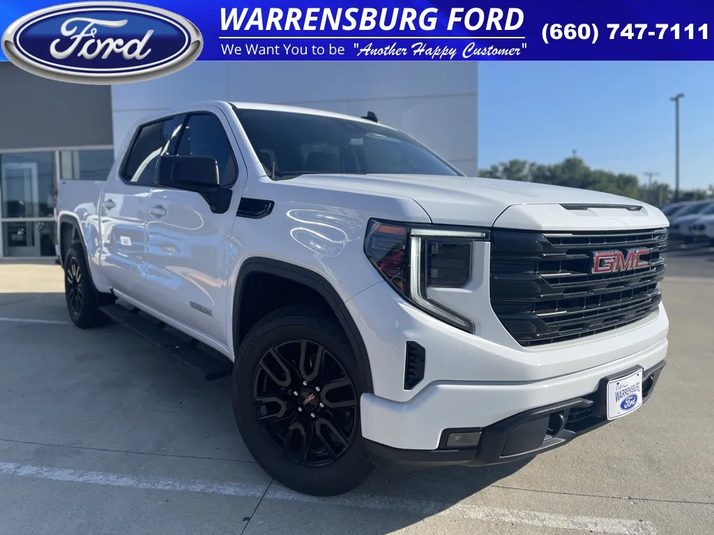 White 2024 GMC Sierra 1500 Elevation for sale in Warrensburg, MO
