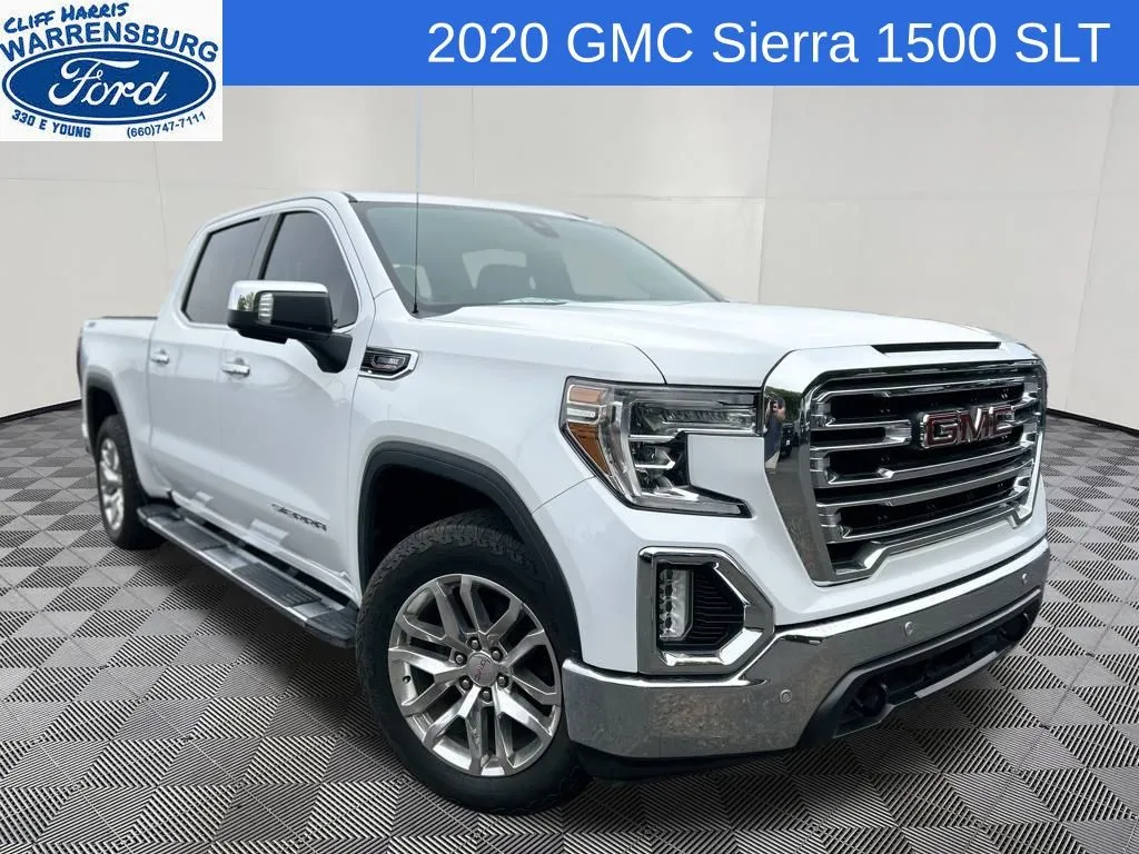 White 2020 GMC Sierra 1500 SLT for sale in Warrensburg, MO
