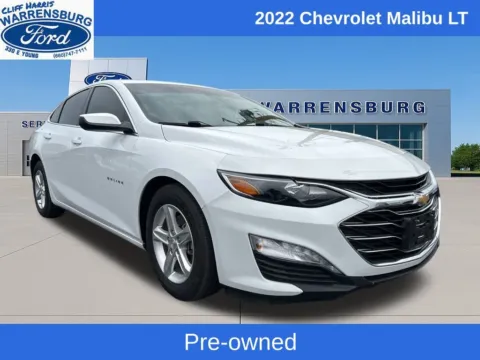 White 2022 Chevrolet Malibu LT for sale in Warrensburg, MO