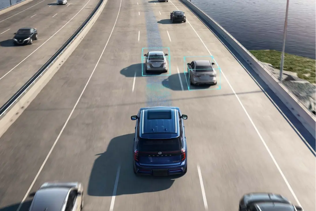 Nissan Armada with driver assistance technology