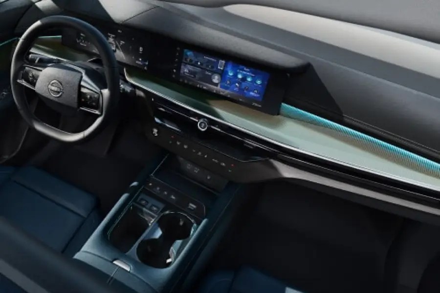 Interior of a 2025 Nissan Murano showing luxury seating