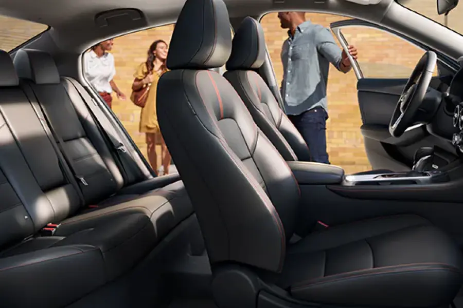 2025 Nissan Sentra spacious interior from the passenger side