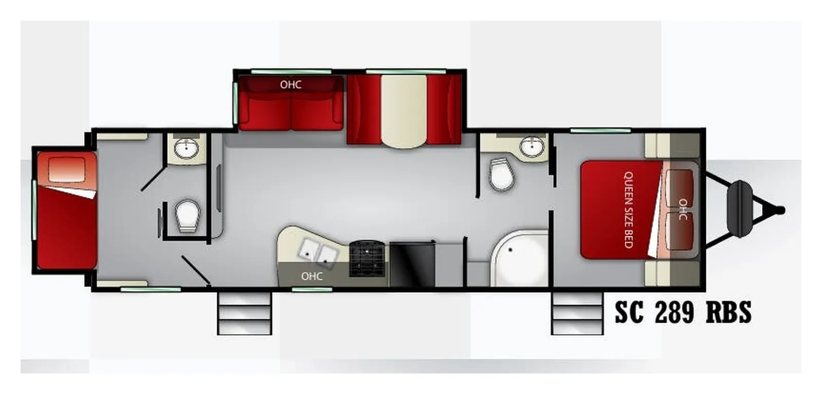 2020 Cruiser Rv Shadow Cruiser 289RBS floorplan
