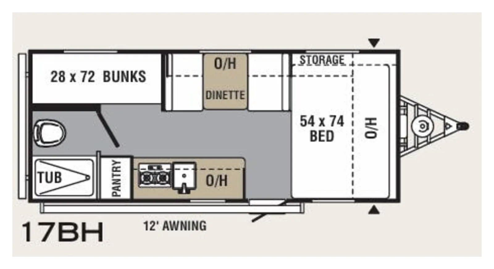 2020 Forest River VIKING floorplan
