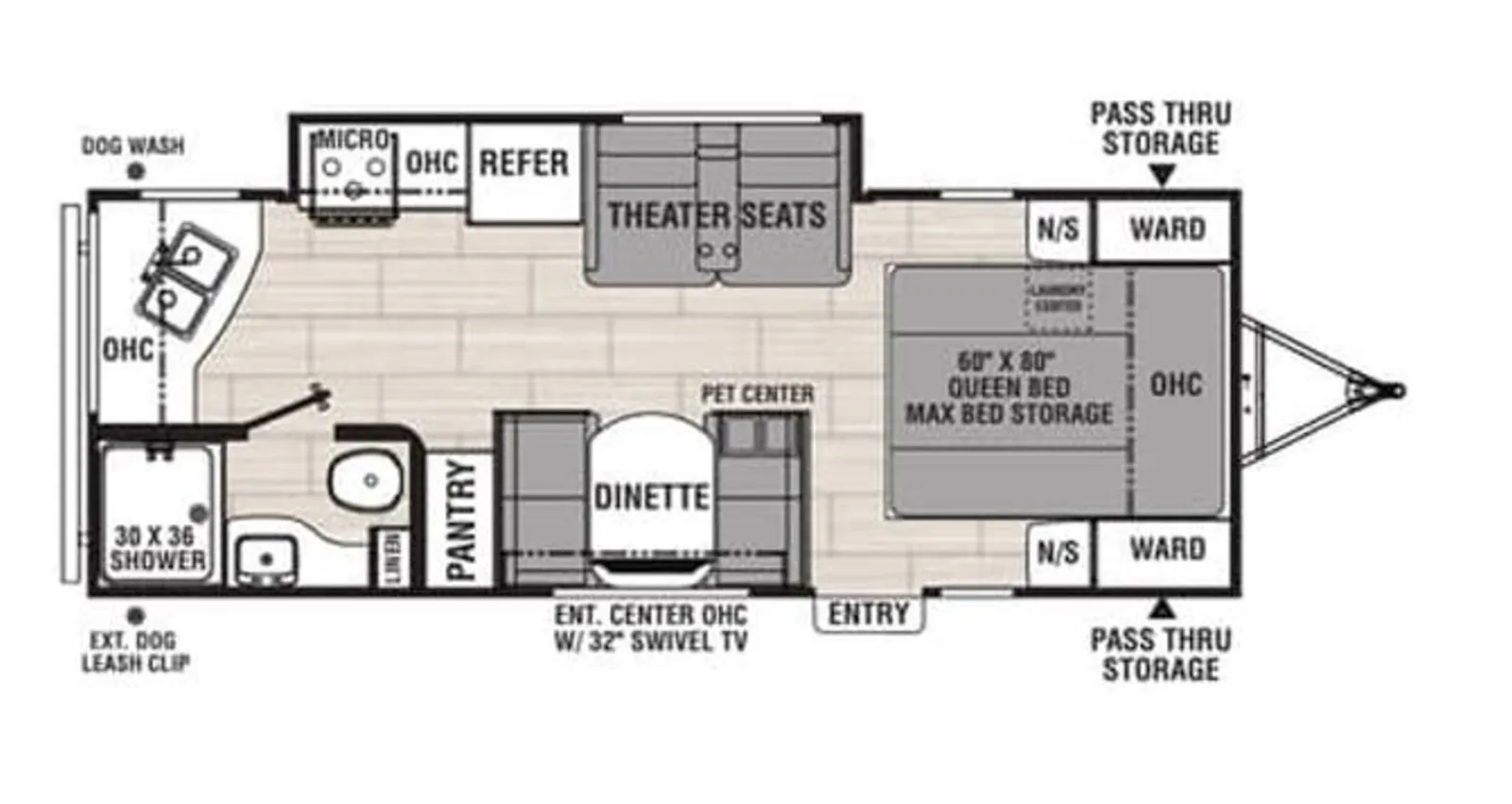 2024 Coachmen Northern Spirit Ultra Lite 2252MD floorplan