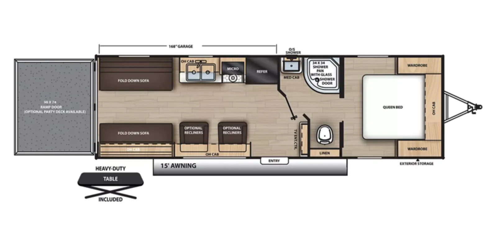 2023 Coachmen RV CATALINA 26TH floorplan